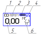 Чертеж индикатора